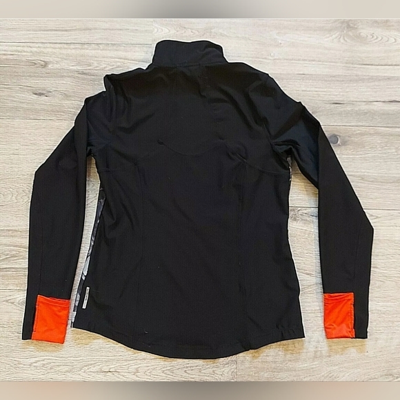 Mondetta Women's Size Medium Full Zip Sweatshirt Black/Pink Polyester - Picture 2 of 7